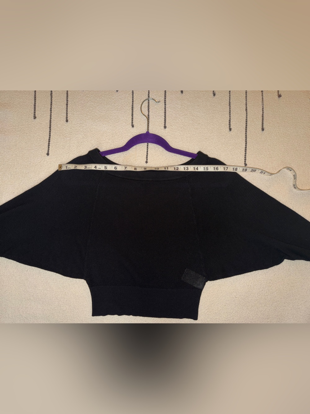 Express Dolman Sleeve Crop light Sweater (XS) - Picture 6 of 14